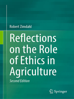 cover image of Reflections on the Role of Ethics in Agriculture